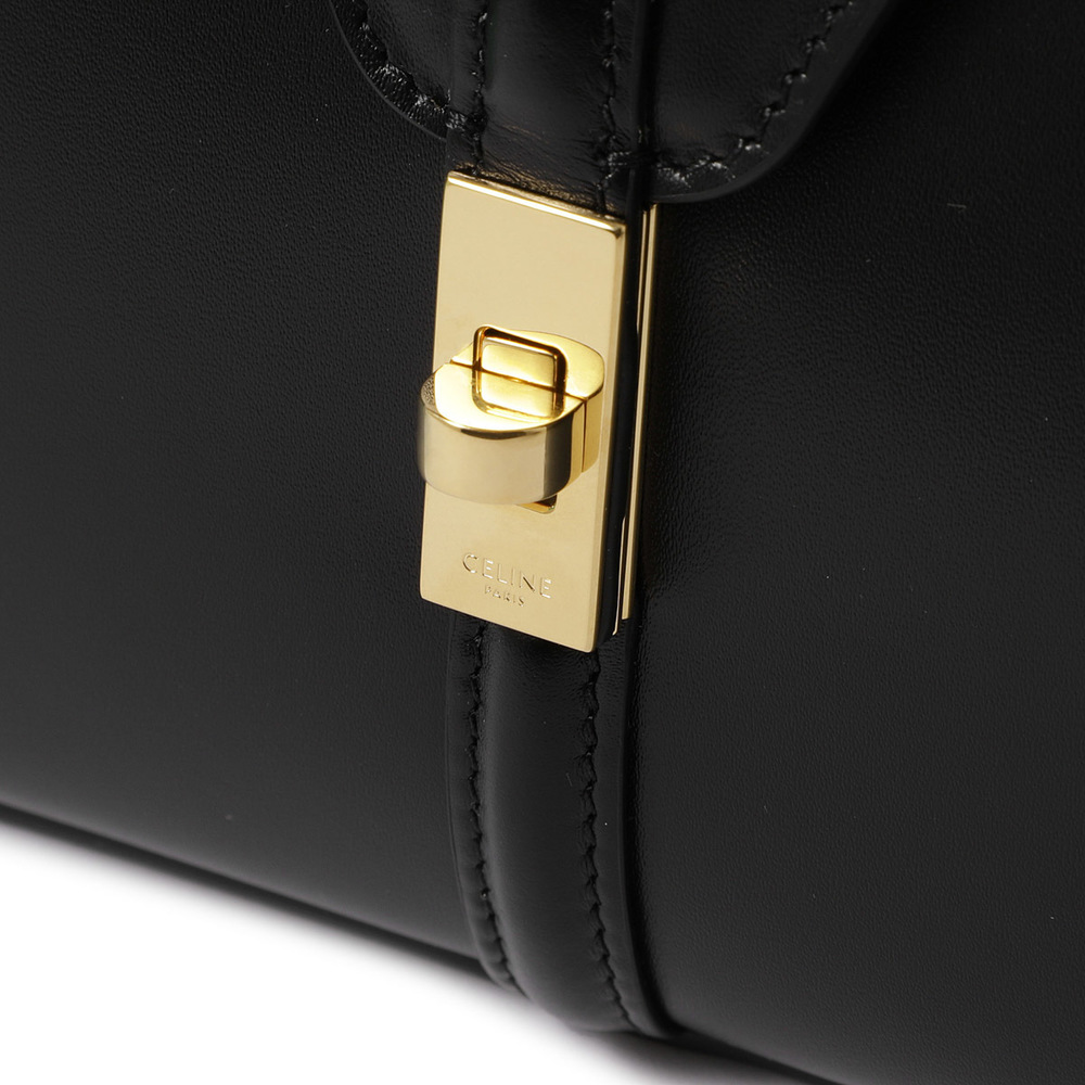 Celine Calfskin Handbag Mini Saise Black - Picture 10 of 10